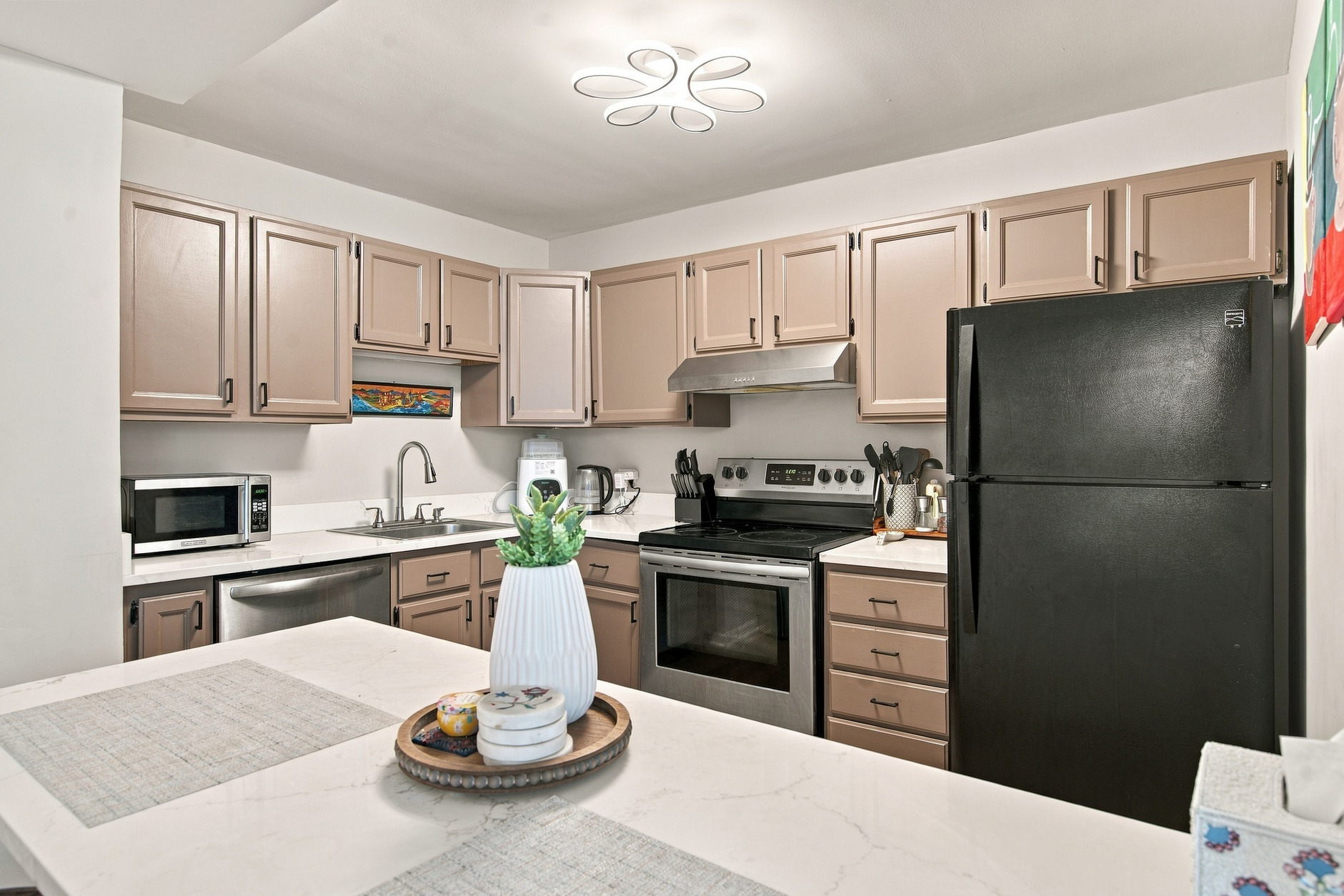 Kitchen from the island