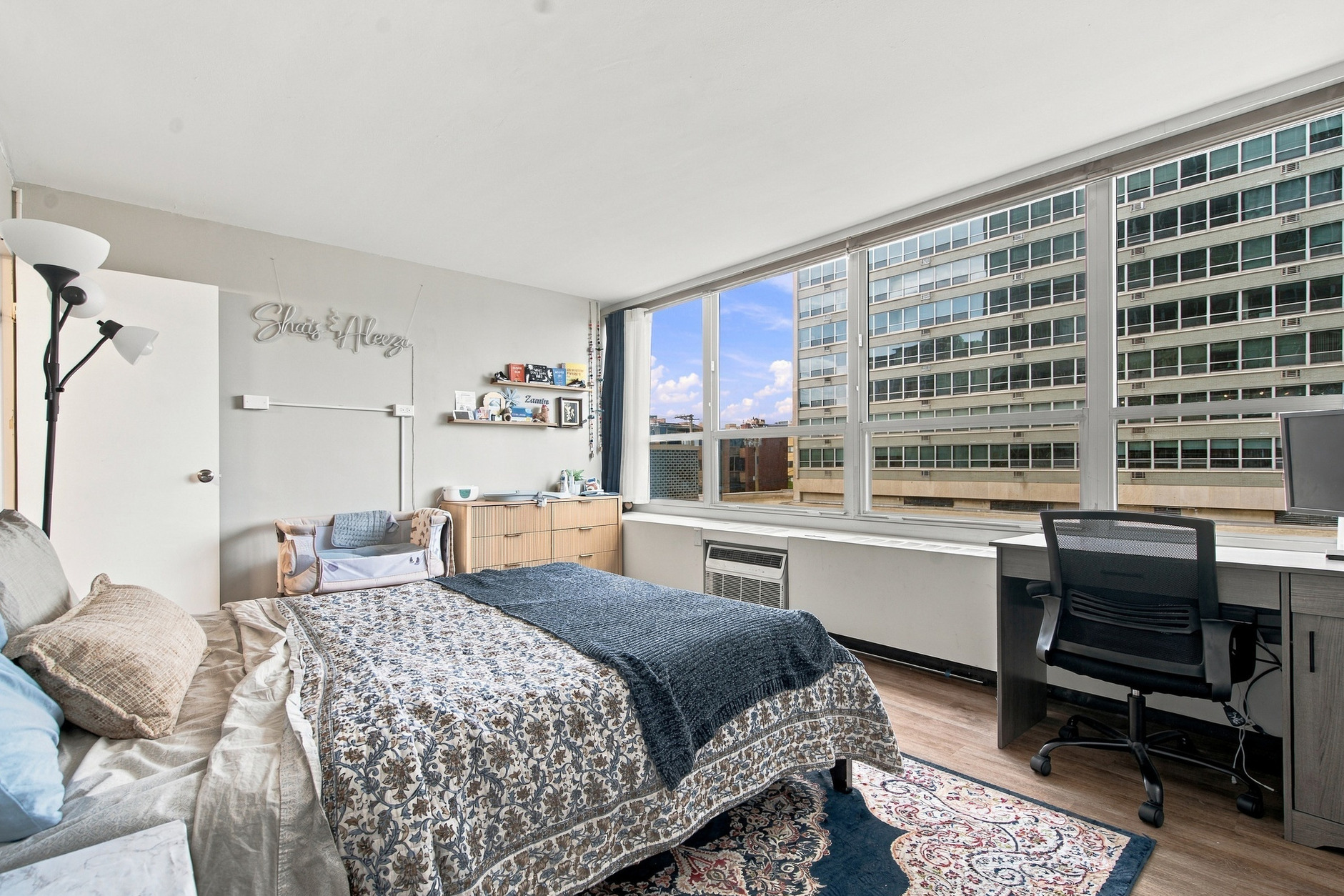 Second bedroom with workspace