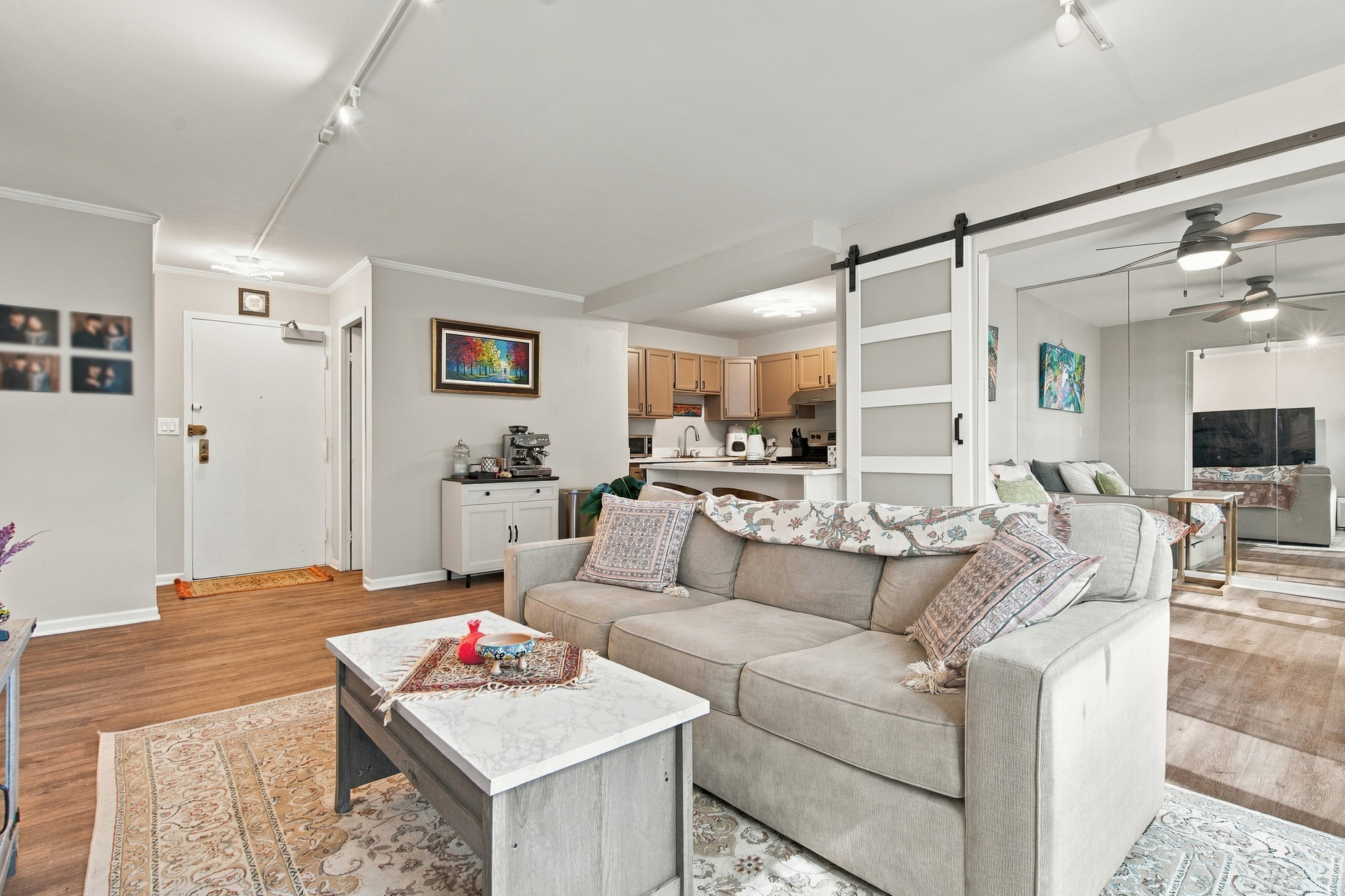 Living room toward the entry